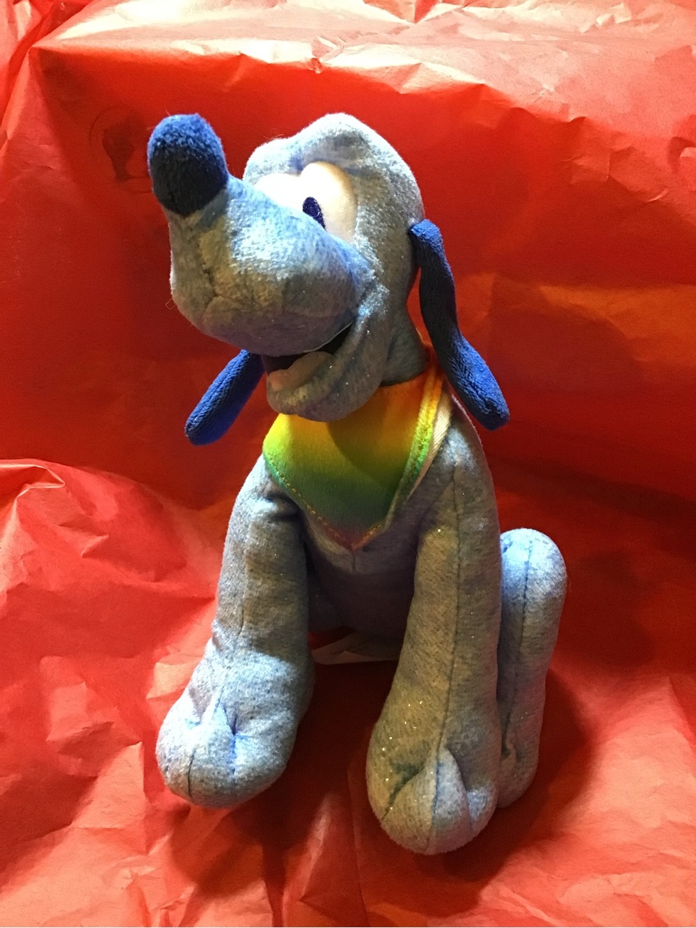Disney parks rainbow collection Pluto disney pride plush